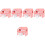 5Pcs Assorted PVC Hamster Hideout Cage House Safe Comfortable Pet Home 5