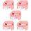5Pcs Assorted PVC Hamster Hideout Cage House Safe Comfortable Pet Home 9
