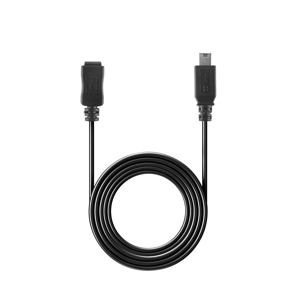 1.5M Usb B 5Pin Male To Female Extension Cable Cord Adapter Black 6032598295890