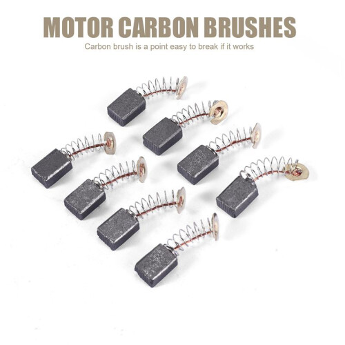 8 pcs 12 x 9 x 6mm Electric Angle Grinder Carbon Brushes CB411 1