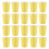 20 Paper Cups (9oz) - Plain Solid Colours Birthday Party Tableware Catering(yellow) 1