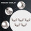 M6 Thread Dia Stainless Steel Wing nut Butterfly Wing Nuts 10 Pcs 4