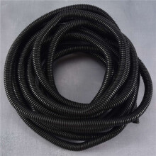 20 Ft Split Wire Conduit Polyethylene Tubing Black Color Sleeve Tube 10mm Inner Diameter