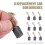 8 pcs 12 x 9 x 6mm Electric Angle Grinder Carbon Brushes CB411 7