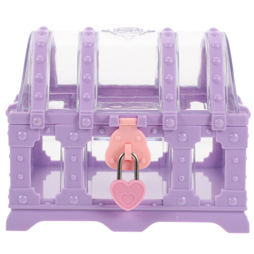 2Stk Transparente Kunststoff Aufbewahrung Kinder