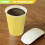 20 Paper Cups (9oz) - Plain Solid Colours Birthday Party Tableware Catering(yellow) 4