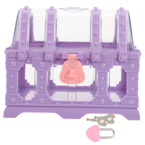 2Stk Transparente Kunststoff Aufbewahrung Kinder 2