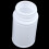 Plastic Empty Medicine Bottles Pill Tablet Container Holder 3pcs White 3