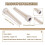 Guitar Bone Bridge Pins med 5,3 Mm Position Abanlone Dot för Utbyte Av Akustiska Gitarrdelar 7
