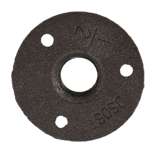 1/2 Inch Black Cast Iron Pipe Fittings Floor Flange BSP Threaded 2