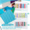 Fabric Patchwork  Cotton Material Batiks Mixed Squares Bundle, 10 x 10cm, 50-Pack 3