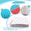 Fabric Patchwork  Cotton Material Batiks Mixed Squares Bundle, 10 x 10cm, 50-Pack 2