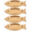 4Stk Roségold Fischform Platte Für Und 9