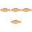 4Stk Roségold Fischform Platte Für Und 4
