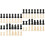 4Sets Holz Schachfiguren Mini Schachset Spielfiguren Ersatz 4