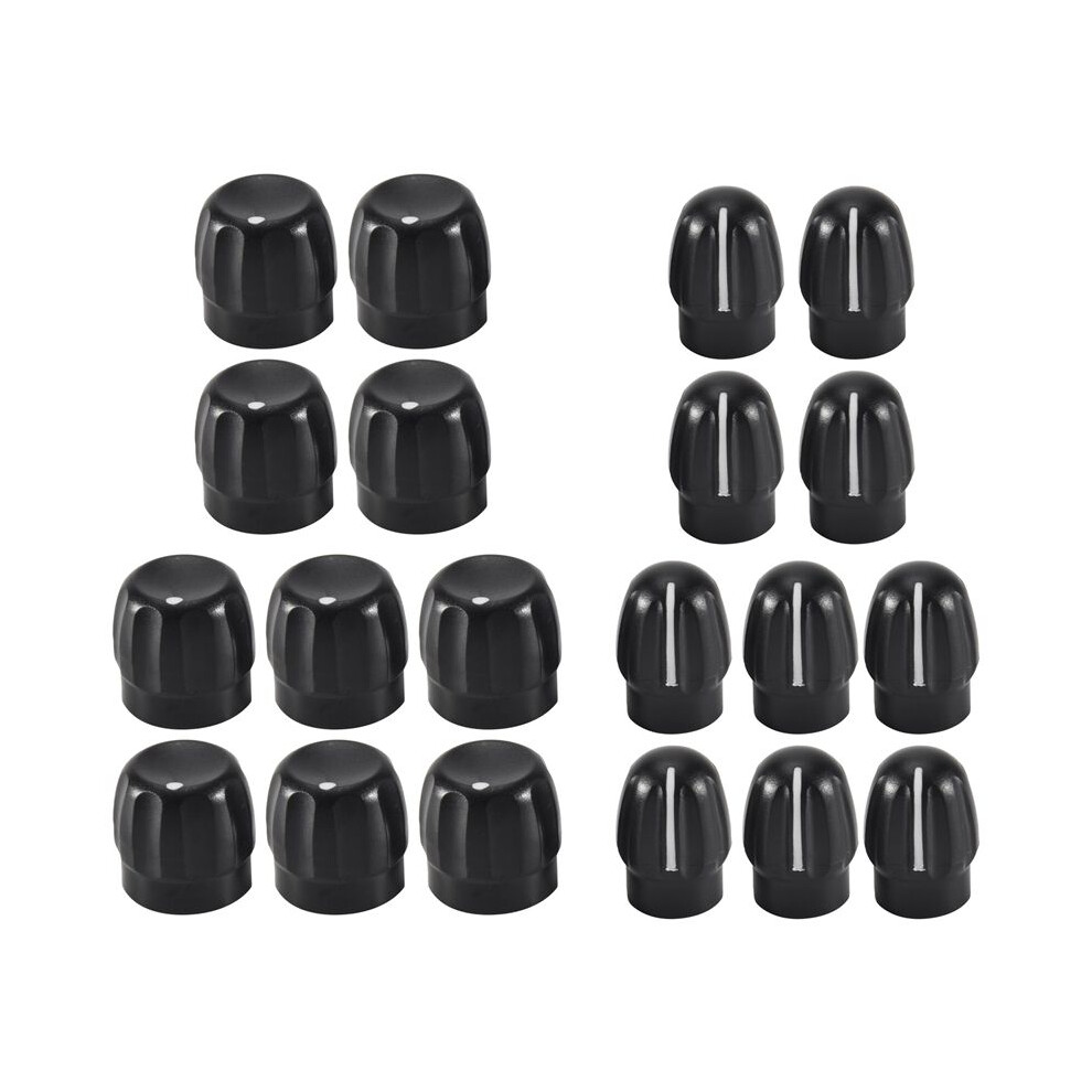 10Pairs Volume Knob + Channel Selector Knob For Two Way Radio Cp040 Ep350 Gp328 Ep450 Pro5150 Gp338 Ht750 Accessories Black 4713164759733