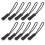 10 Anti-slip zipper puller, zipper, zipper extension trailer, practical and robust for back pack, jacket, etc.- Black 1