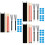 3Sets Percussion Sticks Set Aus Holz Mit Dämpfern Und Drahtbesen, Bunt 8