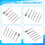 6PCS HSS Rotary Multi Tool Burr Routing Router Bit Mill Cutter Attachment for 6