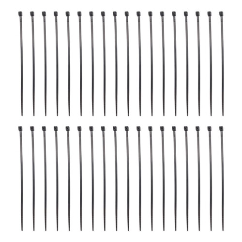 1000 Pcs Black nylon Cable Zip Tie Fasten Wrap 95mm x 2mm