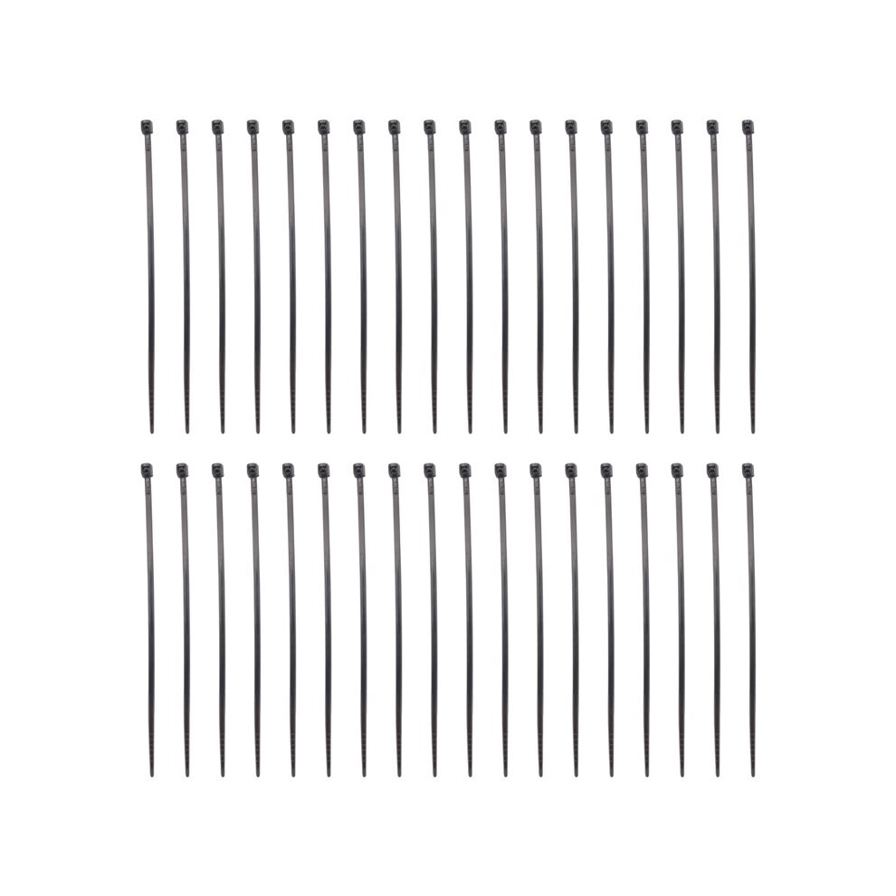 1000 Pcs Black Nylon Cable Zip Tie Fasten Wrap 95Mm X 2Mm 4712257254087
