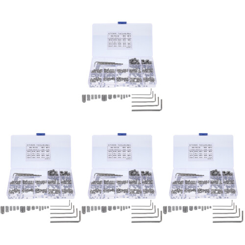 4Sets Edelstahlschrauben Set Sortiment Für Reparatur 2