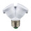 E27 to E27 Light Lamp Bulb Socket 2 Splitter Converter 1