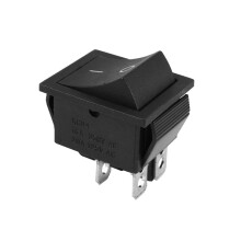 AC 250V 16A 4 Pin /OFF I/O 2 Position DPST Snap in Boat Rocker  28x21mm