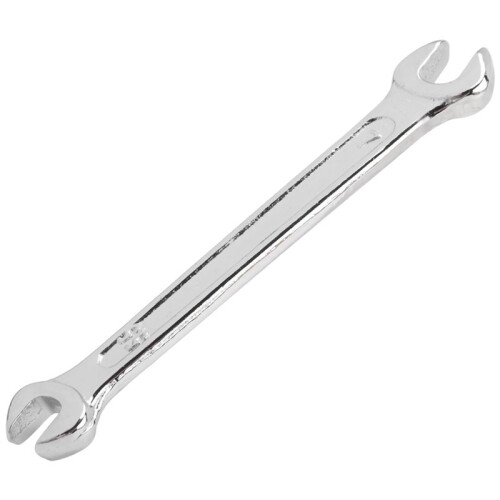 Silver Tone 5.5mm x 7mm U Shape Double Open-ended Wrench Tool