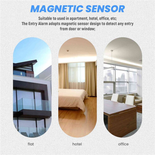 Magnetic Sensor Home Door Window Entry Warning Alarm 2