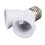 E27 to E27 Light Lamp Bulb Socket 2 Splitter Converter 4