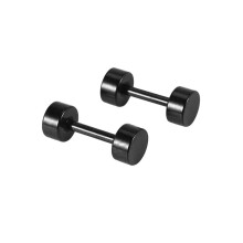 1 Pair of Men's Barbell Titanium steel Ear Studs Earrings 4mm Black