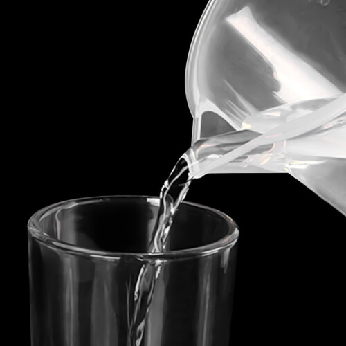 Measuring Jug 250mL Graduated Beaker Clear White Plastic Cup 1