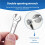Silver Tone 5.5mm x 7mm U Shape Double Open-ended Wrench Tool 2