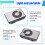 Music MP3 Player with USB Cable with Headphones Black 4