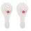 2Sets Dekorative Weiße Racket Blank Für DIY Und Sublimation Hobby 4