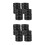 88Stk Schwarze ABS Binder Ringe Für Notizhefte Und Planer 6