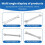 Silver Tone 5.5mm x 7mm U Shape Double Open-ended Wrench Tool 4