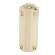 Torcia cilindrico 3 x AAA Battery supporto di Plastica Box 5 Pz