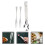2Sets Robustes Schneckenbesteck Set Silber Für Escargot 9