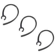 3 Pcs Handfree 5.5Mm Hole Black Plastic Earhook for Earphone