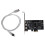 PCI Express x1 PCI-E Scheda controller IEEE1394 FireWire 1394a 3 Porta per desktop 2