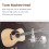 6 Pieces Silver Acoustic Guitar Machine Heads Knobs Guitar String Tuning Peg Tuner(3 for Left + 3 for Right) 9
