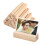 4Stk Holz Tischhalter Beige Memo Kartenhalter Büro 1