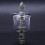 50mL Engine Machine Lubricator Oil Gravity Drip Feed Oiler Clear+Silver 9
