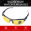 black frame yellow Night Vision sheet outdoor Cycling Sunglasses 10