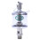 50mL Engine Machine Lubricator Oil Gravity Drip Feed Oiler Clear+Silver 1