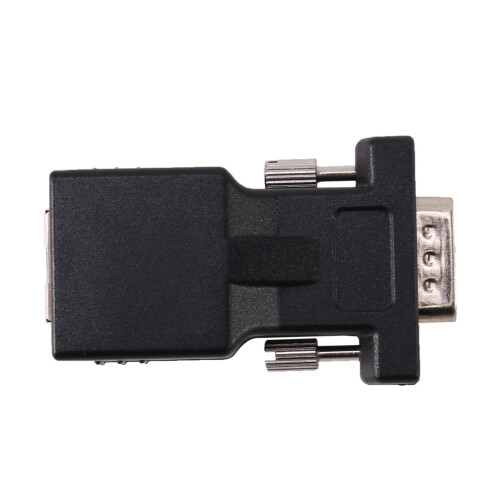 VGA Extender Male To LAN CAT5 CAT6 RJ45 Network Cable Adapter 1