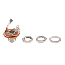 Gitaaronderdelen en -Accessoires Switchcraft 1/4 6,35 mm 2-Geleider Monochassis Gitaaraansluiting Ingang Uitgang