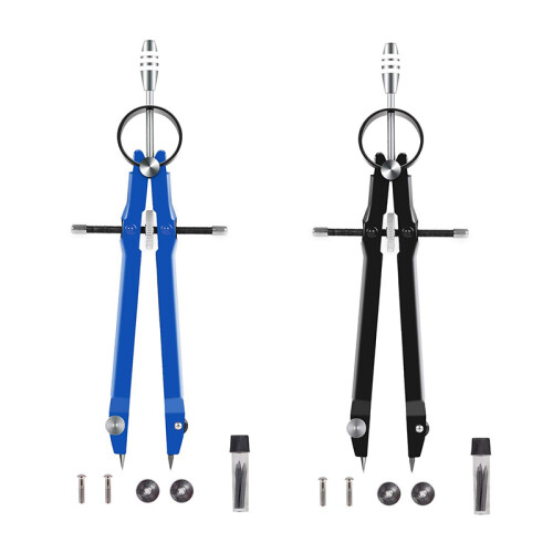 Professional Compass, Compass Geometry Set with Lock, Math and Precision Compass, Metal and Durable for Solid and Plane Precision Tool, Fit for
